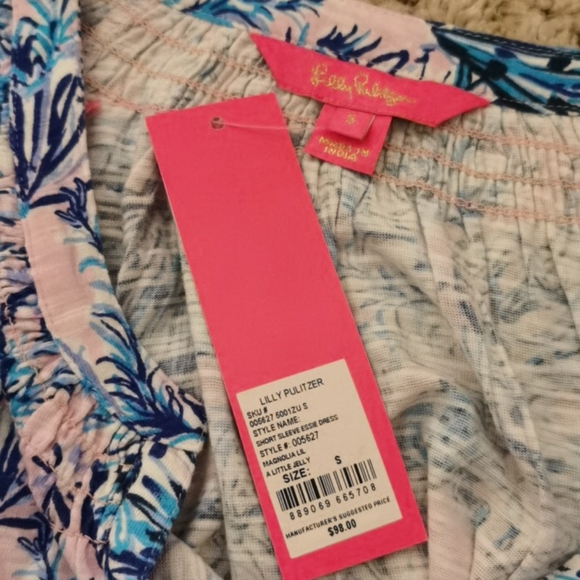 NWT Lilly Pulitzer Essie Dress XXS, XS, S - Picture 9 of 13